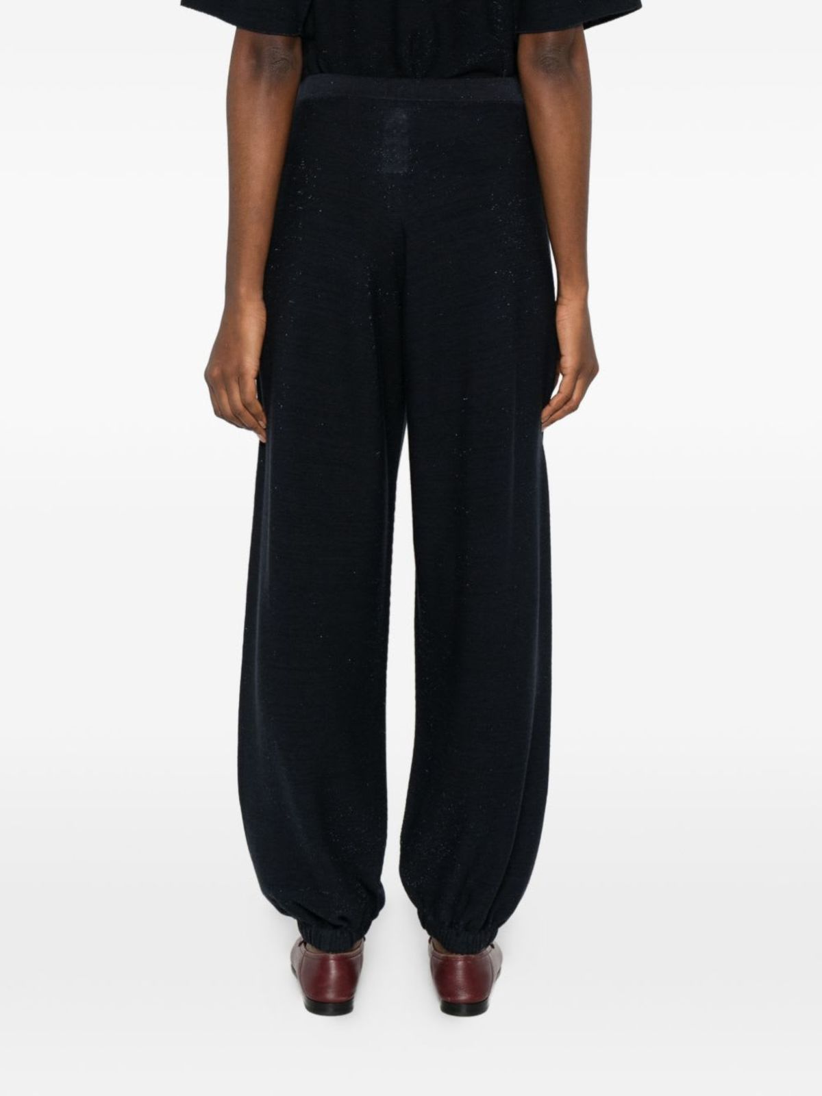 Fabiana Filippi Wool And Cotton Trousers - Blue - Image 2 of 5