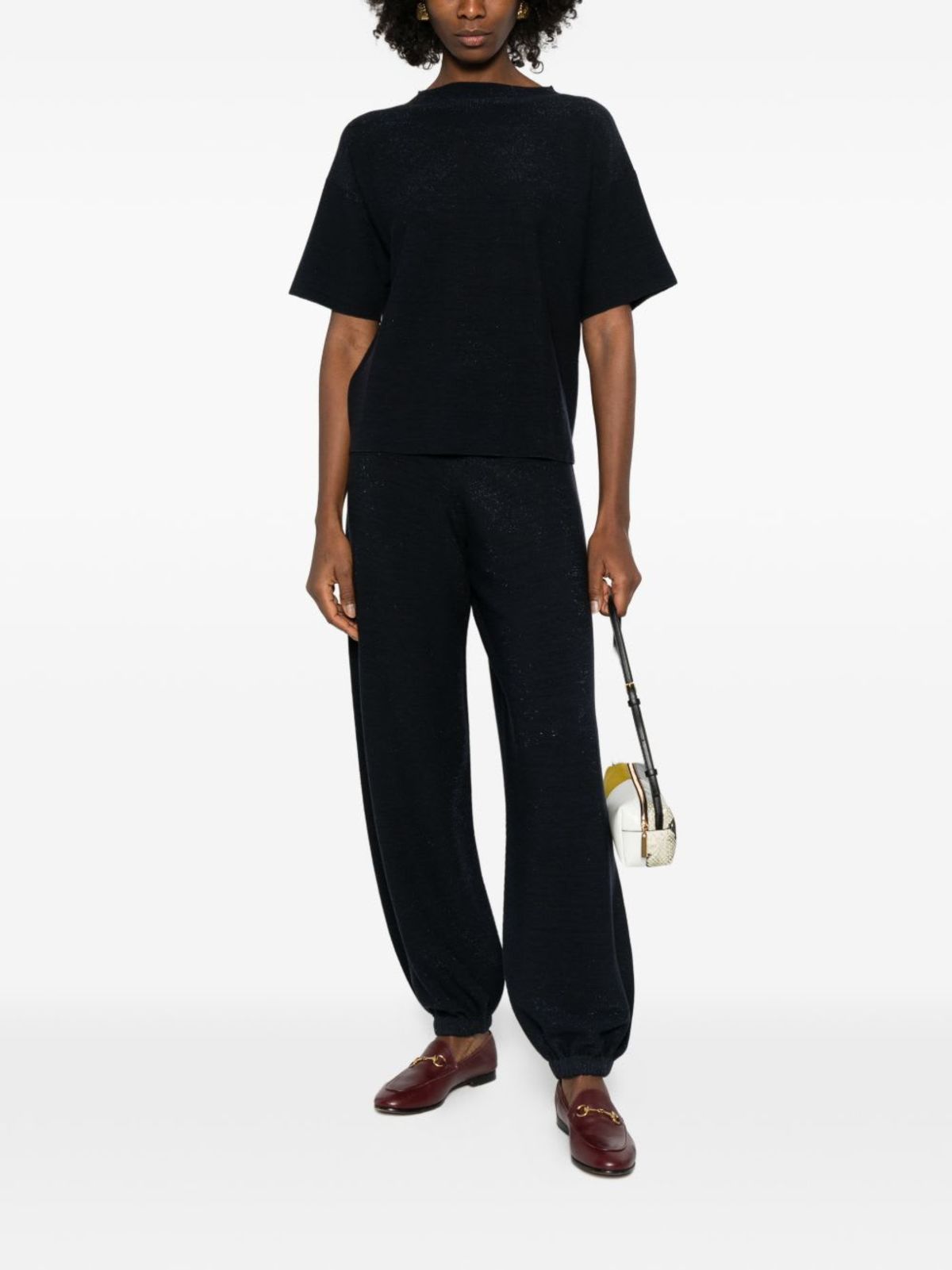 Fabiana Filippi Wool And Cotton Trousers - Blue - Image 5 of 5