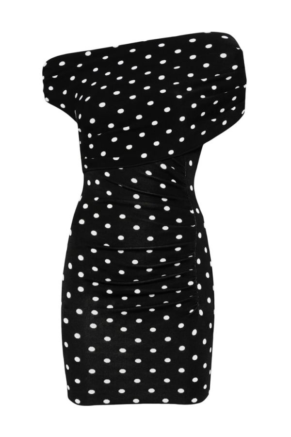 Self-Portrait Dress - Black/White