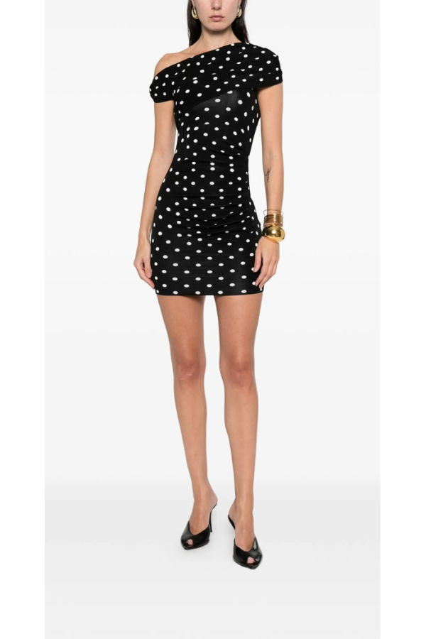 Self-Portrait Dress - Black/White