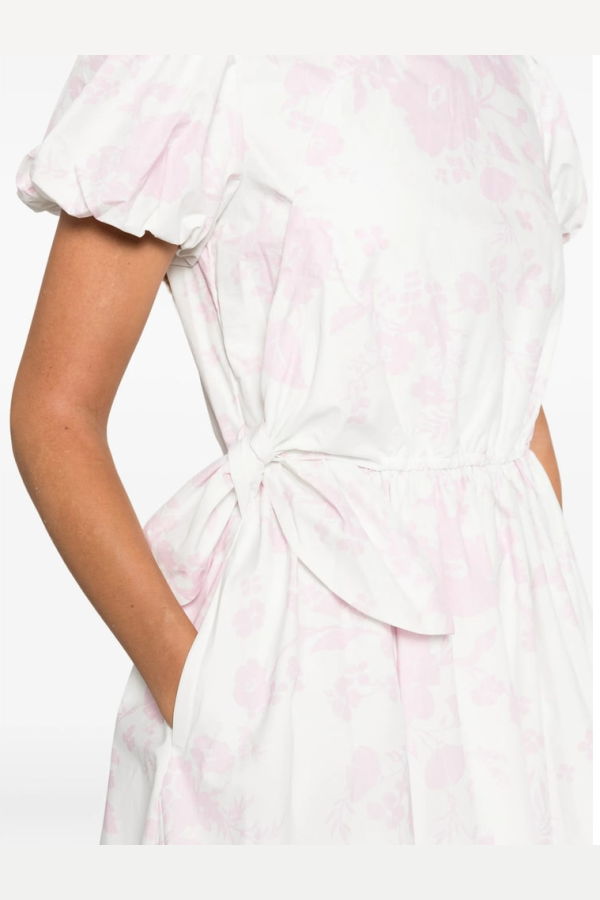 Self-Portrait Dress - White/Pink