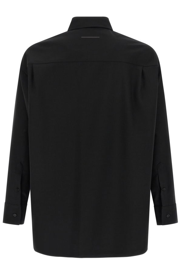 MM6 Maison Margiela Jacquard Label Shirt - Black