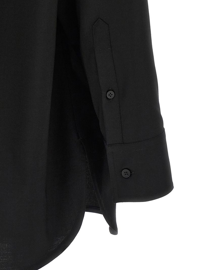 MM6 Maison Margiela Jacquard Label Shirt - Black