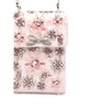 Self-Portrait Floral Crystal Appliqué Bow Bag - Pink - Thumbnail 3