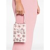 Self-Portrait Floral Crystal Appliqué Bow Bag - Pink - Thumbnail 5