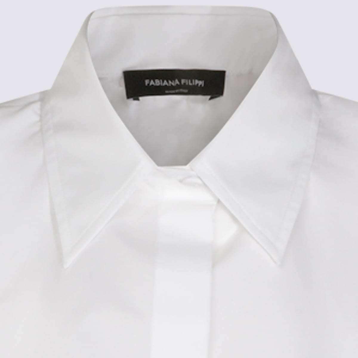 Fabiana Filippi White Cotton Shirt - White - Image 3 of 4