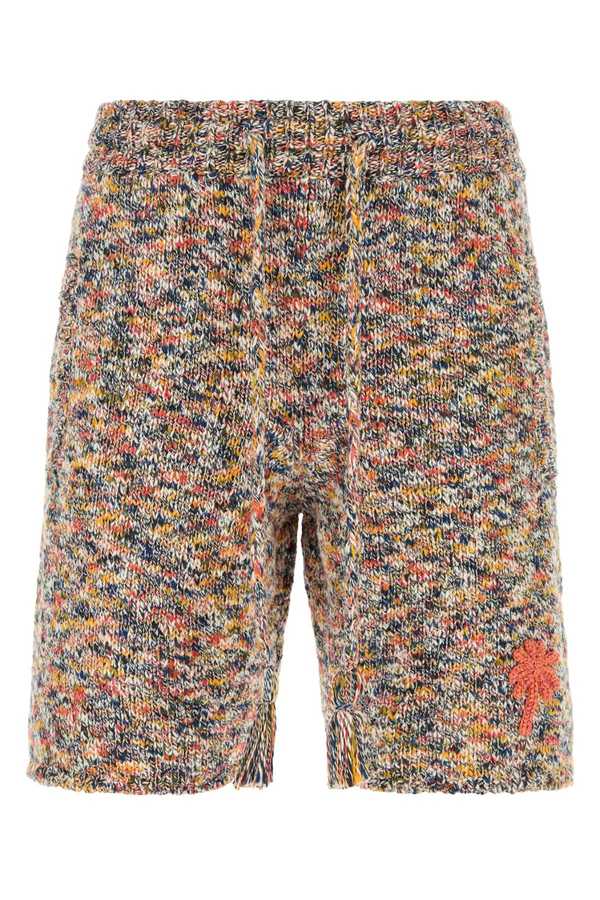 Alanui Dust Of Light Crochet Bermuda Shorts - Multicolor