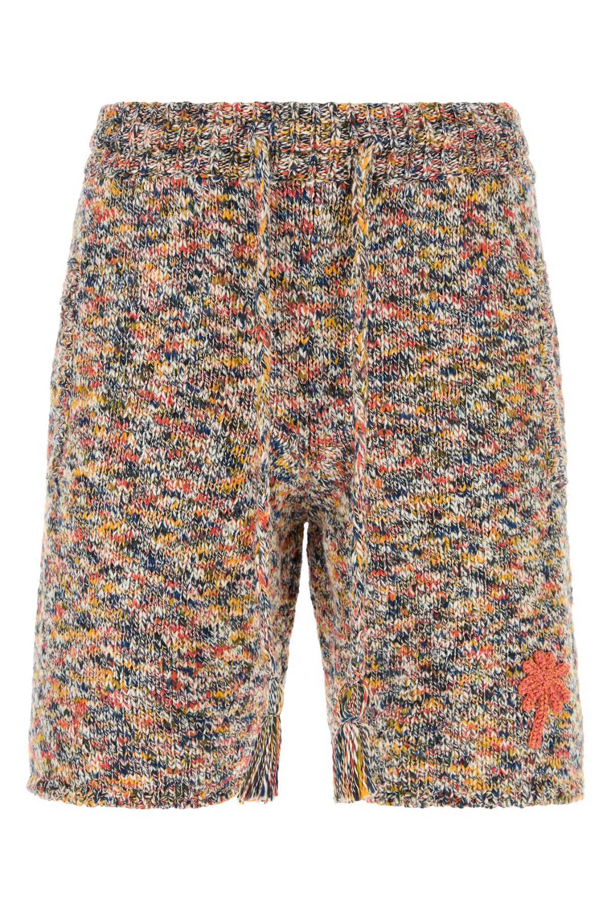 Alanui Dust Of Light Crochet Bermuda Shorts - Multicolor - Image 1 of 2
