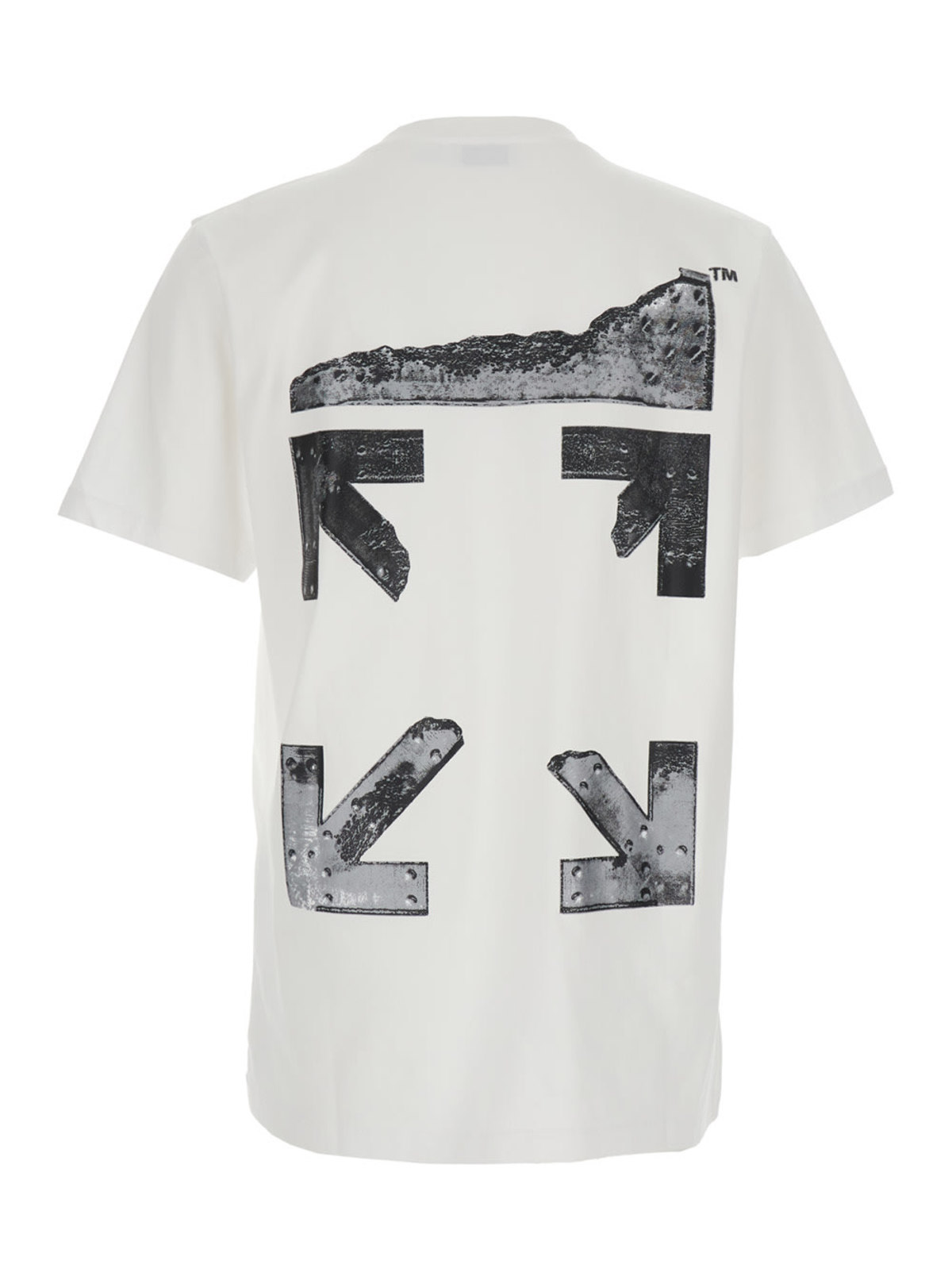 Off-White Crew Neck T-Shirt - White - Image 2 of 3
