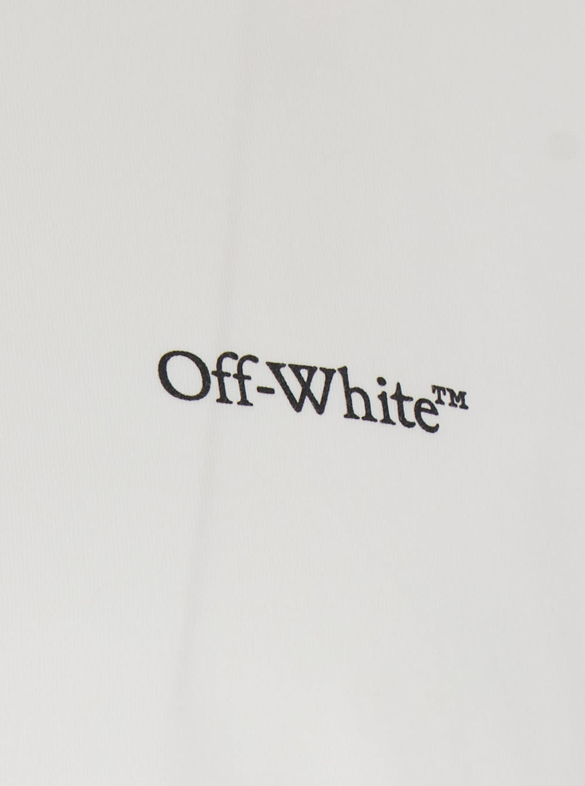 Off-White Crew Neck T-Shirt - White - Image 3 of 3