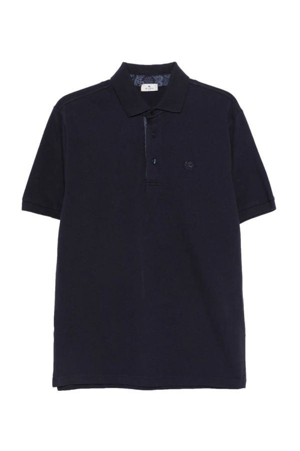 Etro Sweater Polo Shirt - Blue