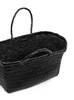 Dragon Diffusion Triple Jump Small Woven Leather Tote - Black - Thumbnail 3