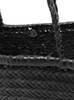 Dragon Diffusion Triple Jump Small Woven Leather Tote - Black - Thumbnail 4
