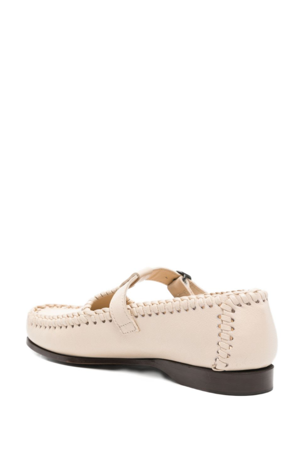 Hereu Alcover Leather Loafers - Beige