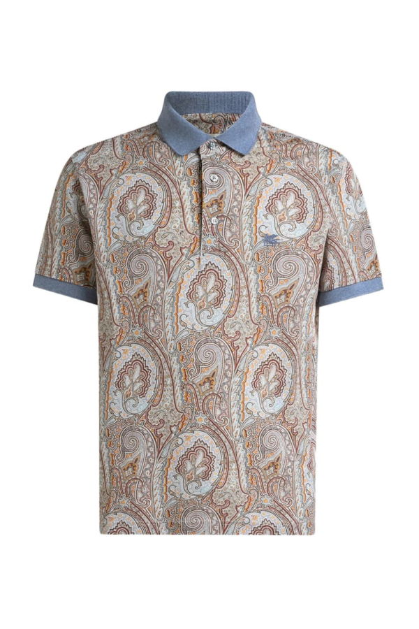 Etro Sweater Polo Shirt - Neutrals