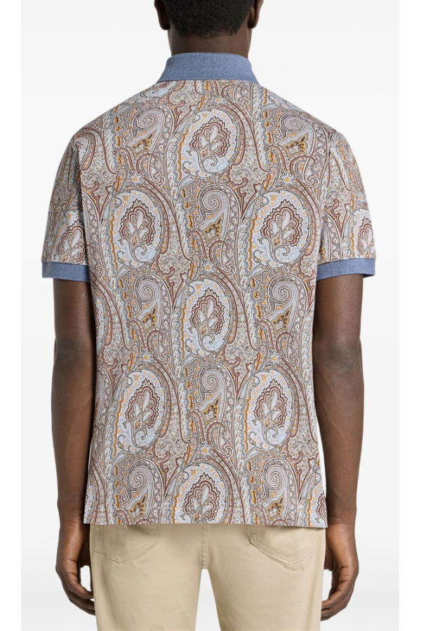 Etro Sweater Polo Shirt - Neutrals