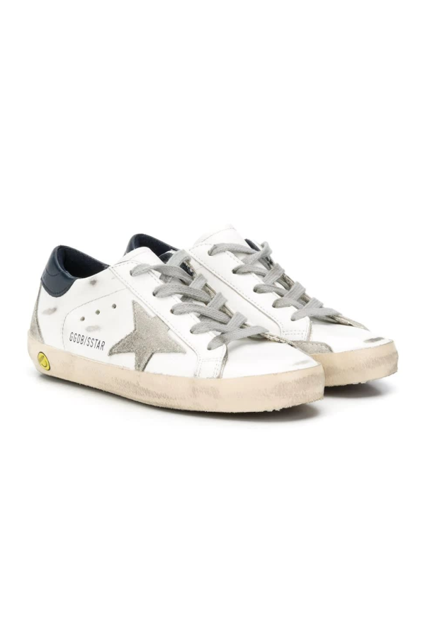 KIDS Golden Goose Superstar Sneakers - White