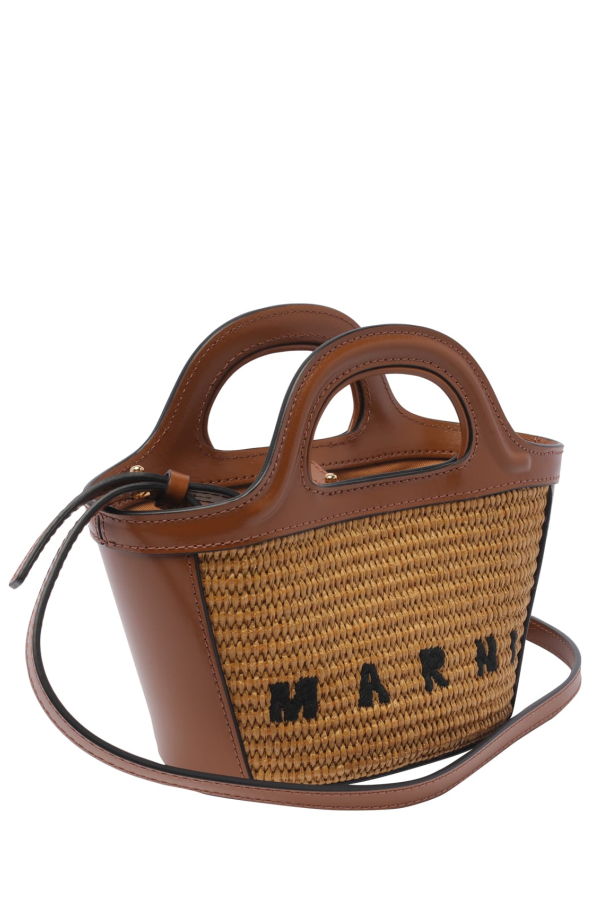 Marni Micro Tropicalia Handbag - Brown