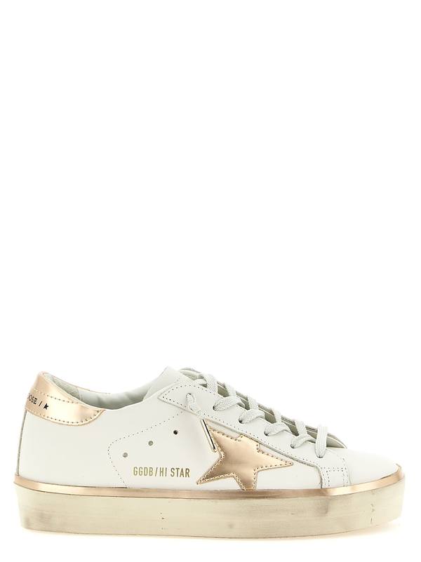 Golden Goose Hi Star Sneakers - Pink Golden Goose Hi Star Sneakers - Pink