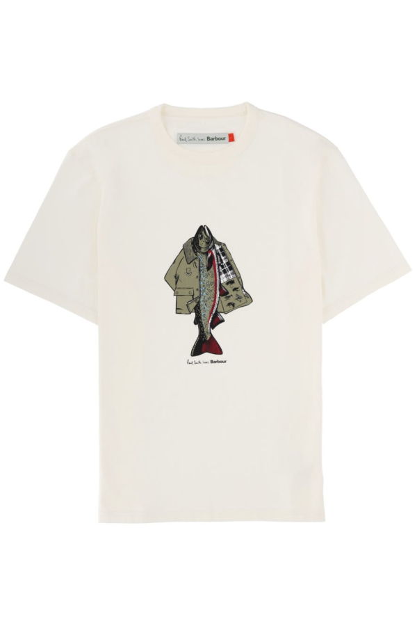 PAUL SMITH Paul Smith x Barbour Cotton T-Shirt - White