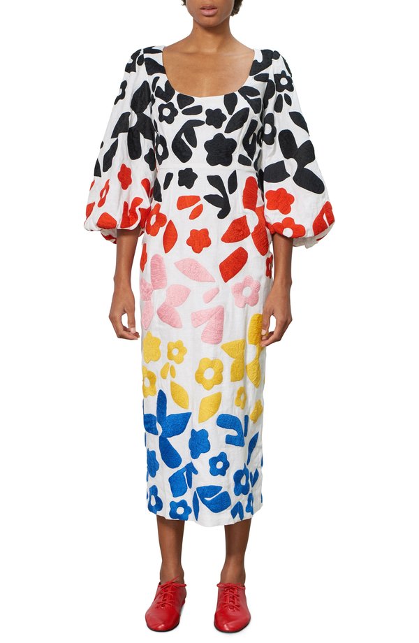Mara Hoffman Jean Dress - Jardin Embroidery | Garmentory