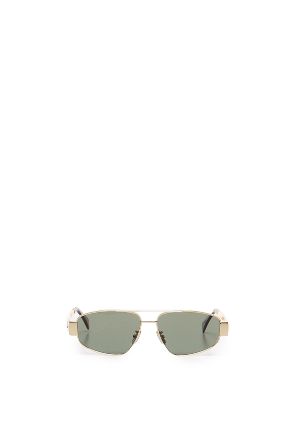 Celine Triomphe Metal 03 Sunglasses - Gold / Green