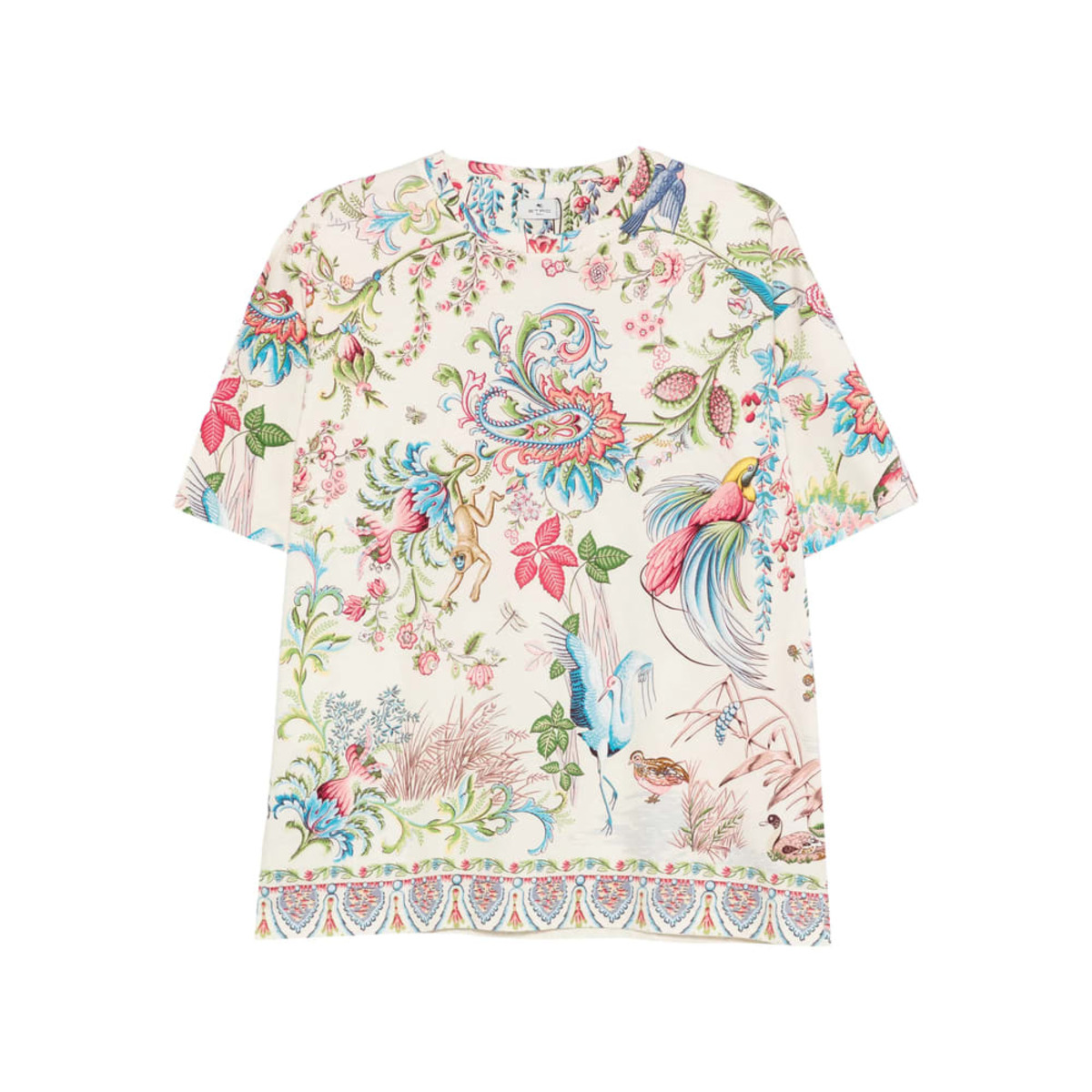 Etro T-shirt Top - Neutrals - Image 1 of 5