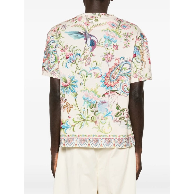 Etro T-shirt Top - Neutrals