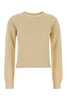 A.P.C. Cream Wool Sweater - Ecru - Thumbnail 1