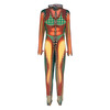 Jean Paul Gaultier Jumpsuit - Orange/Green - Thumbnail 1