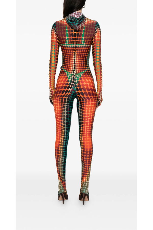 Jean Paul Gaultier Jumpsuit - Orange/Green