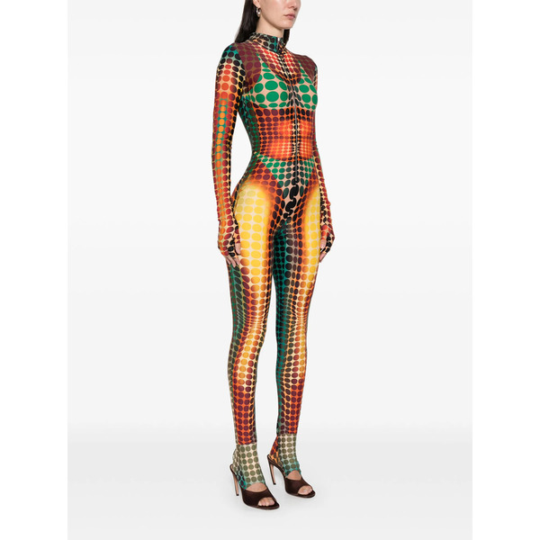 Jean Paul Gaultier Jumpsuit - Orange/Green