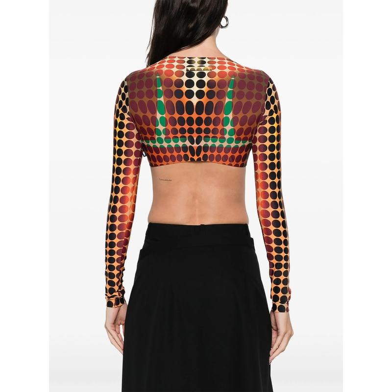 Jean Paul Gaultier Pant T-Shirt - Orange/Brown