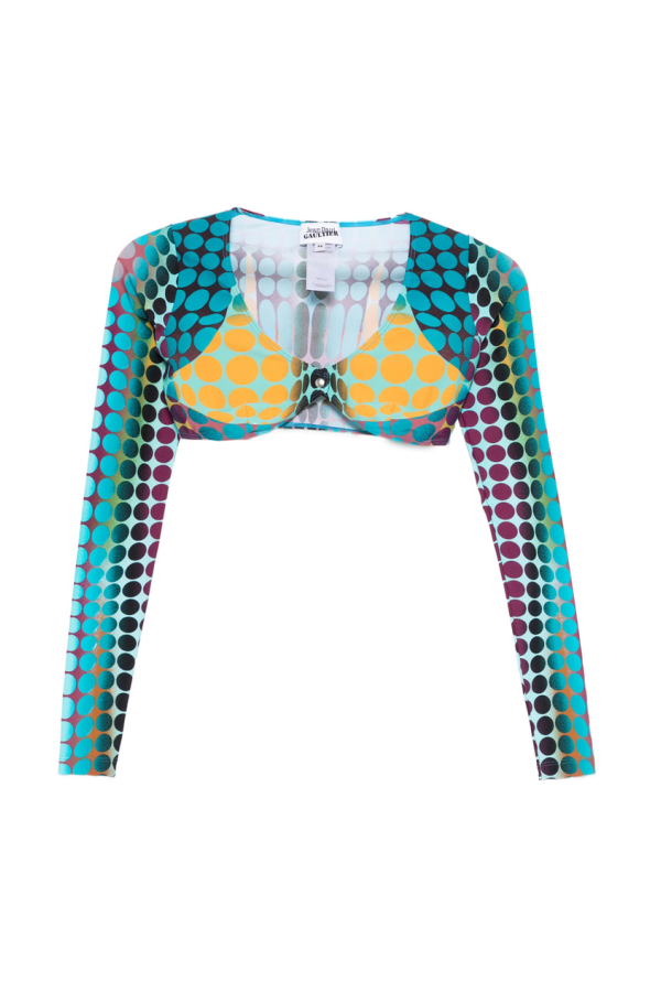 Jean Paul Gaultier Polka Dot Top - Blue/Purple