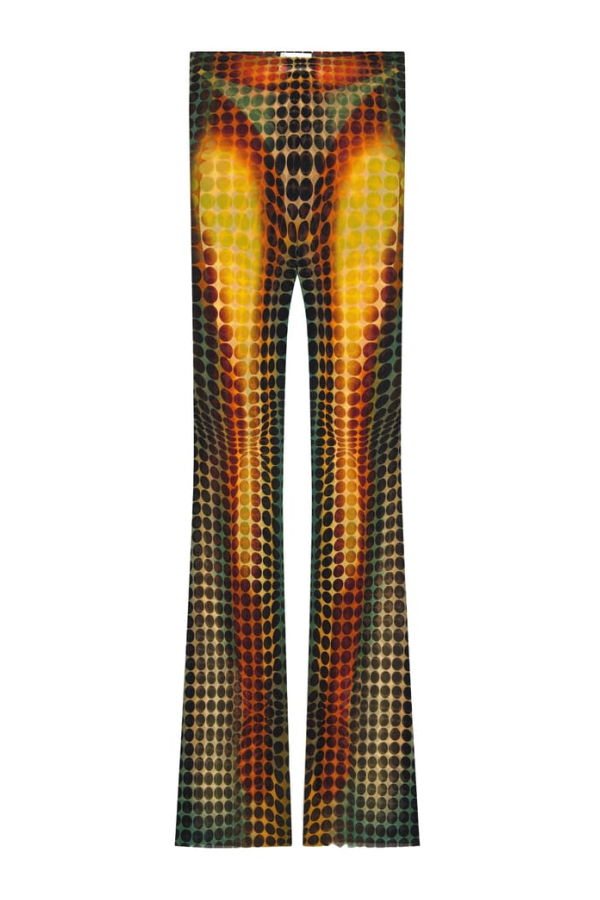 Jean Paul Gaultier Pant Pants - Yellow/Red