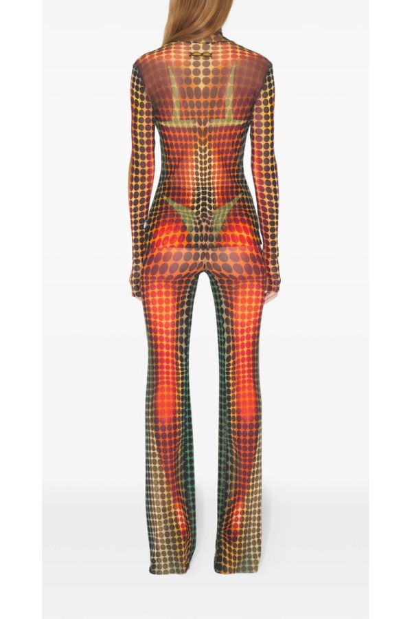 Jean Paul Gaultier Pant Pants - Yellow/Red