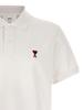 Ami Alexandre Mattiussi Ami De Coeur Polo Shirt - White - Thumbnail 3