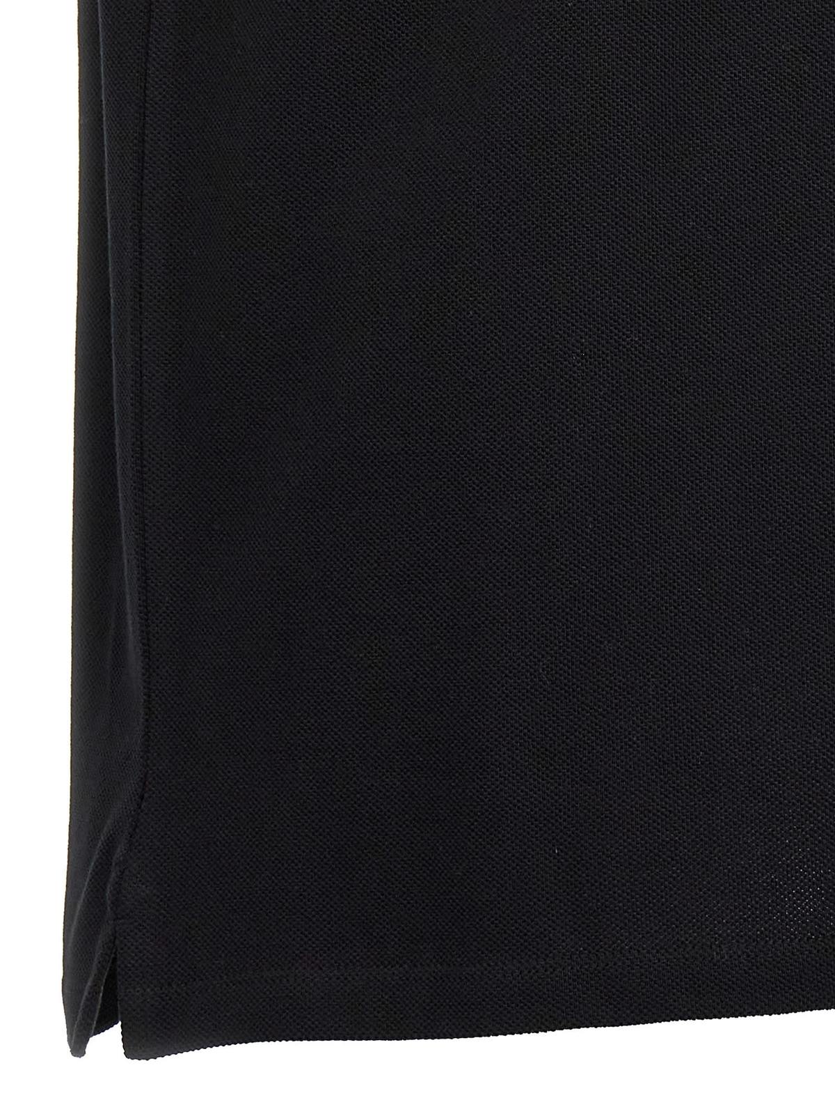 Ami Alexandre Mattiussi Ami De Coeur Polo Shirt - Black - Image 4 of 4