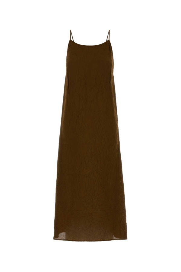 Uma Wang Mud Jersey Anaya Dress - Mustard