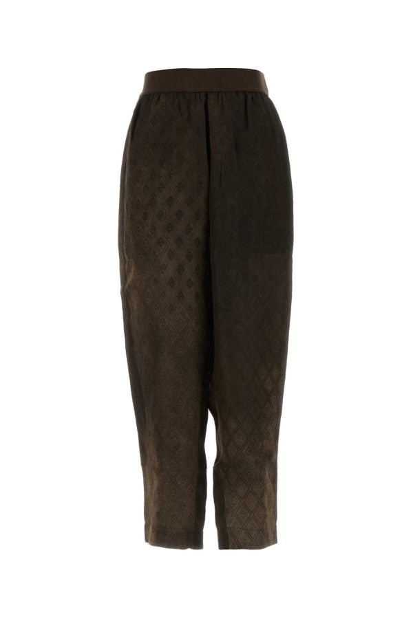 Uma Wang Brown Jersey Palmer Pant Pants - Dark Brown