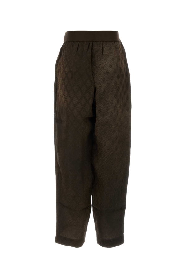 Uma Wang Brown Jersey Palmer Pant Pants - Dark Brown