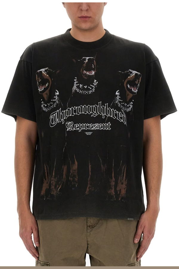 Represent Thoroughbred T-Shirt - Black