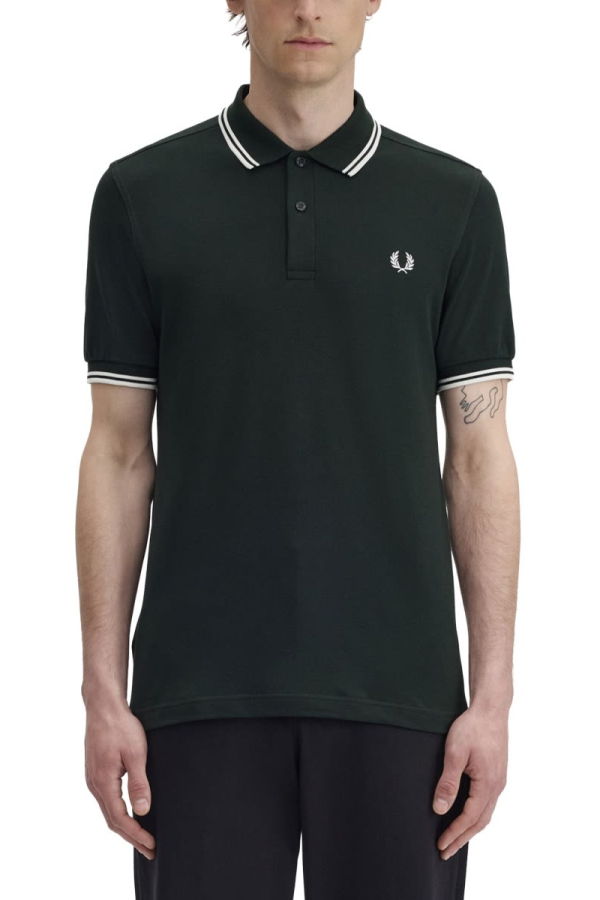 Fred Perry Polo With Logo Polo Shirt - Green