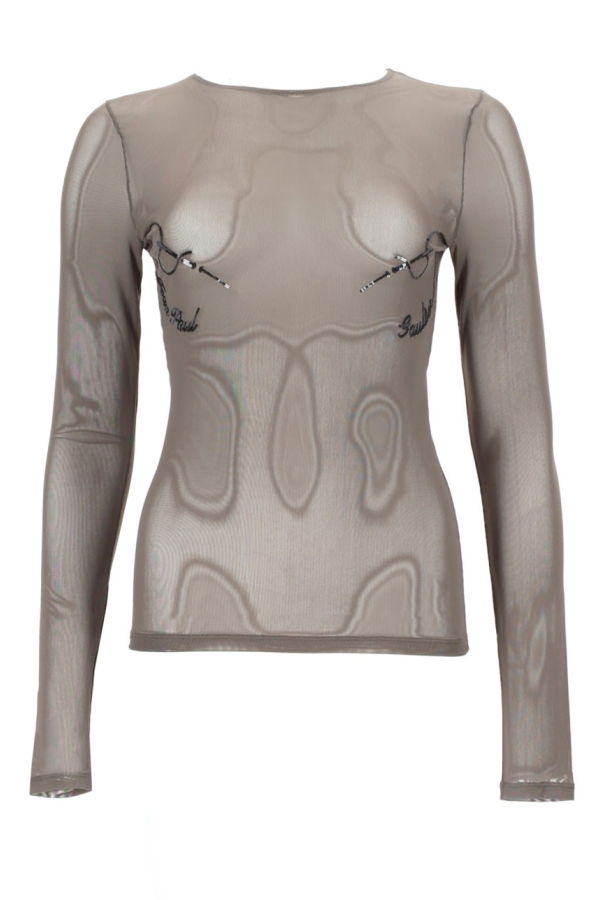 Jean Paul Gaultier Top Needles Top - Dove
