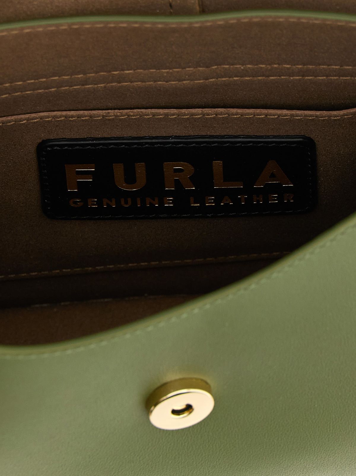 Furla Flow M Shoulder Bag - Green - Image 4 of 4
