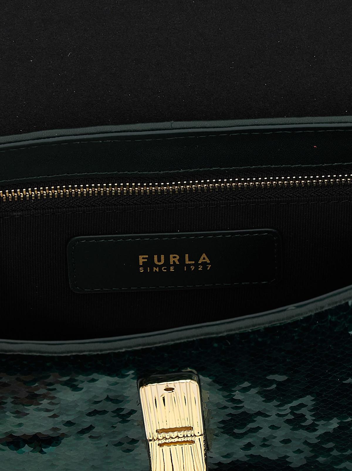 Furla Iride Small Crossbody Bag - Green - Image 4 of 4