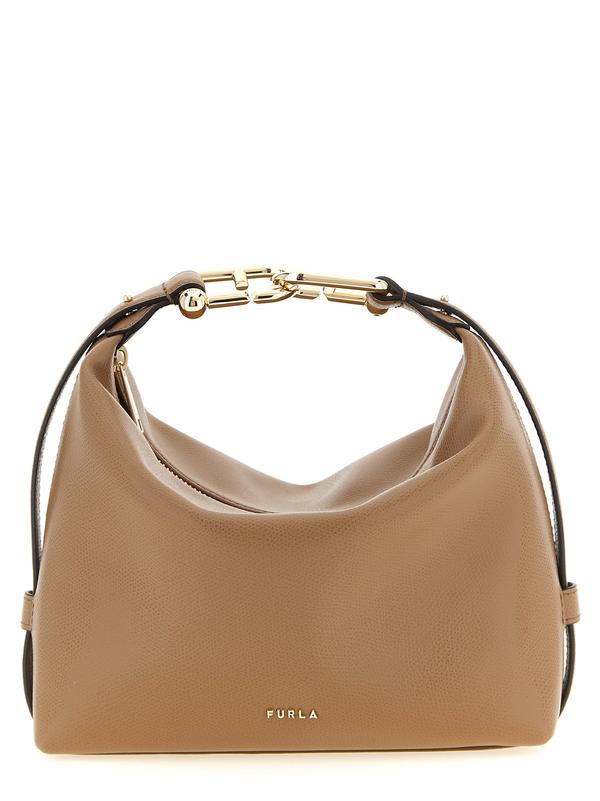 Furla Tonie Mignon Shoulder Bag - Beige