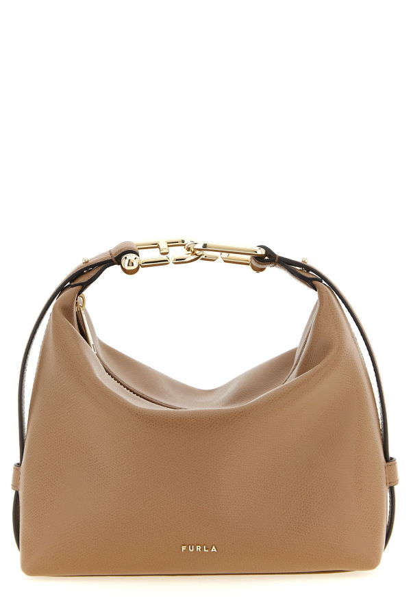 Furla Tonie Mignon Shoulder Bag - Beige