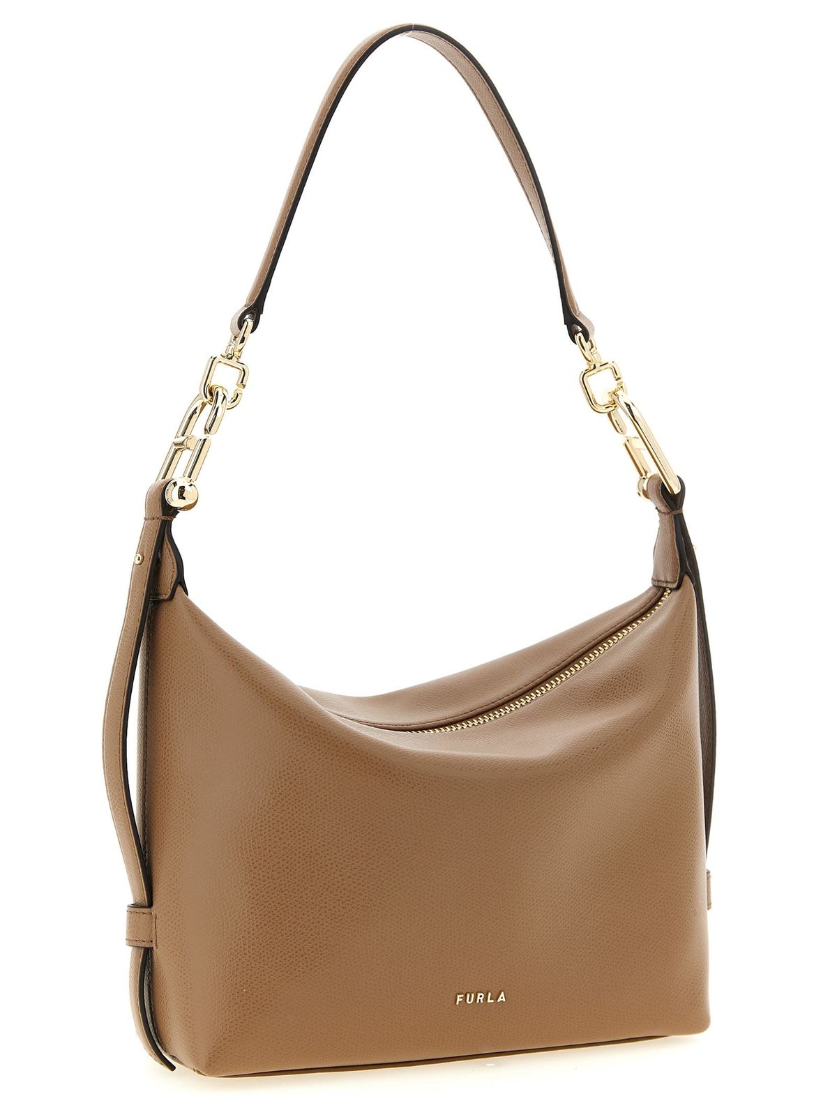 Furla Tonie Mignon Shoulder Bag - Beige - Image 3 of 4