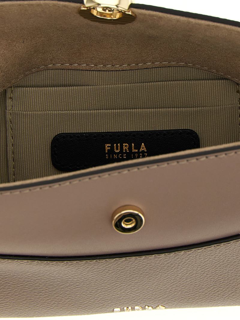 Furla Nicole Mini Handbag - Gray
